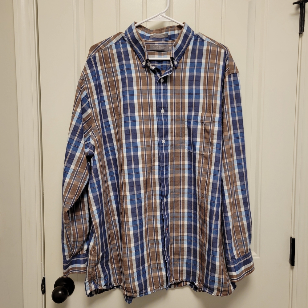 Daniel Cremieux Plaid Shirt in Blue and Brown